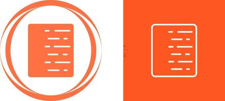 Document Align Right Vector Icon