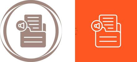 Document Insert Audio Vector Icon