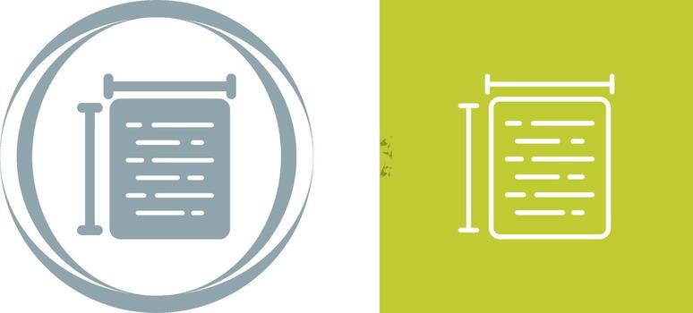 Document Size Vector Icon