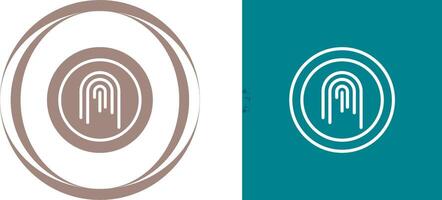 Fingerprint Vector Icon
