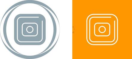 Record Square Vector Icon