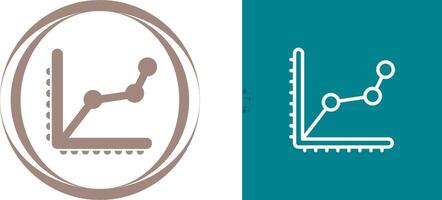 Line Chart Vector Icon
