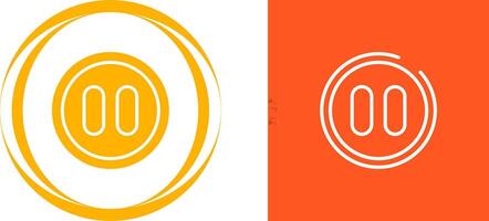 Pause Button Vector Icon