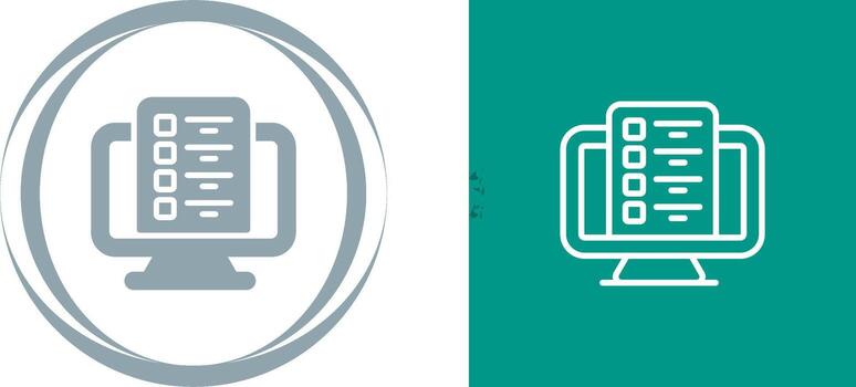 Computer Vector Icon