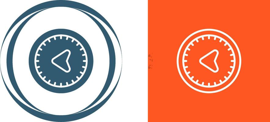 West Vector Icon