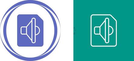 Audio File Vector Icon