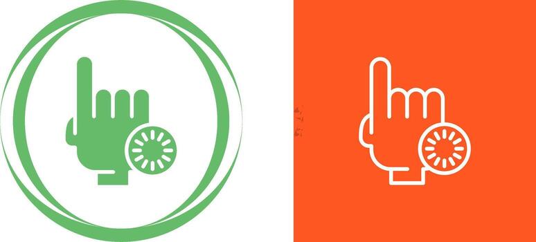 icono de vector de carga