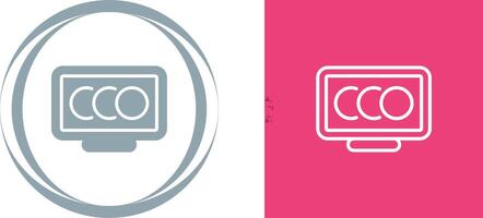 Desktop Computer Vector Icon