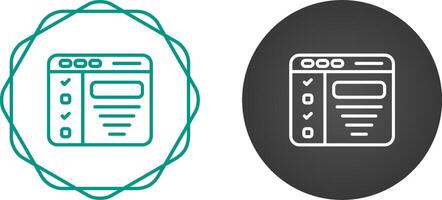 Design Brief Vector Icon