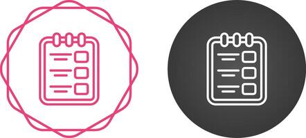 Task list with clipboard Vector Icon