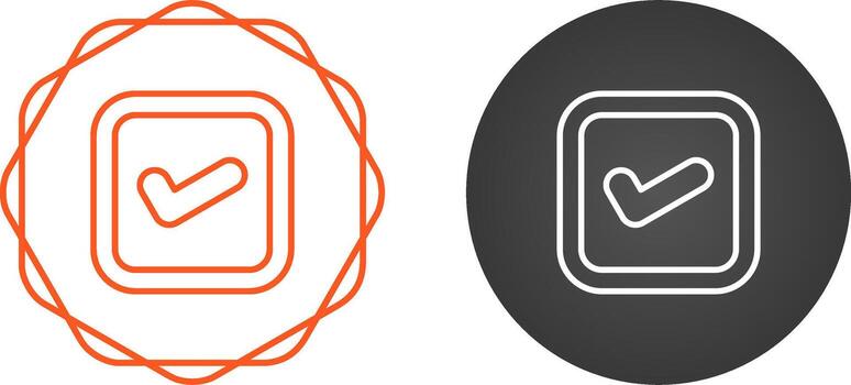 Checkbox Vector Icon