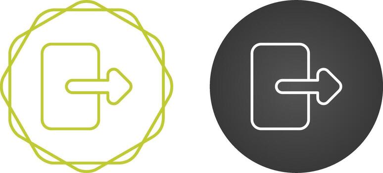 Exit Vector Icon