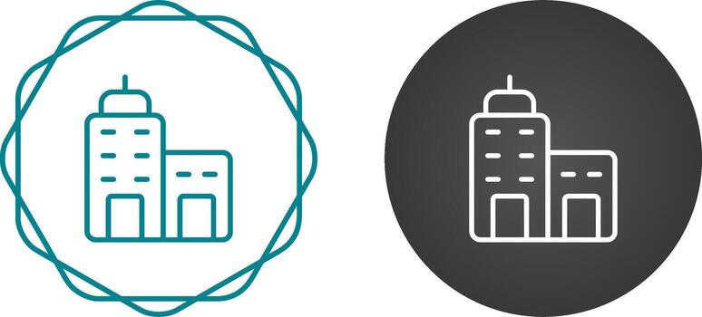 icono de vector de edificio