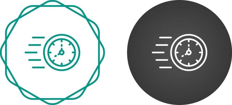 Time Fast Vector Icon