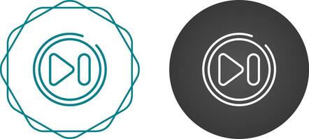 Next Track Button Vector Icon