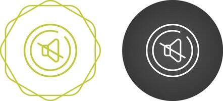 Volume Off Circle Vector Icon