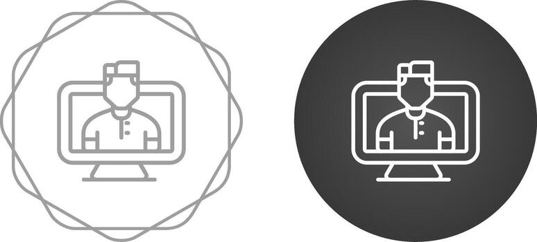 Computer Vector Icon