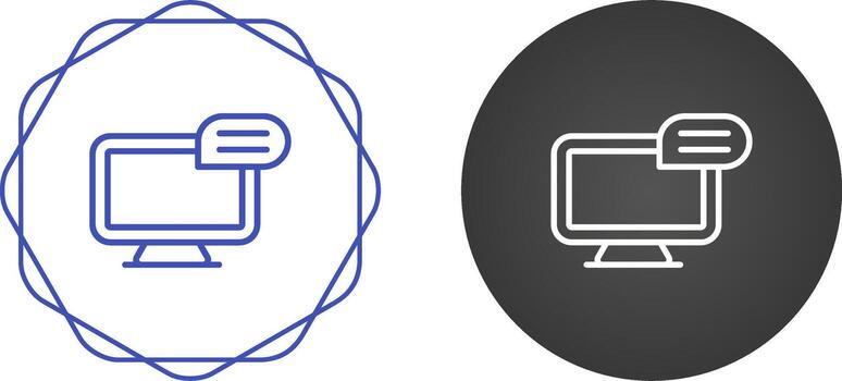 Computer Vector Icon