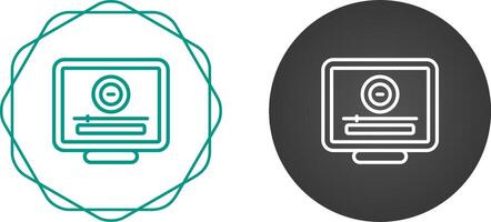 Desktop Computer Vector Icon