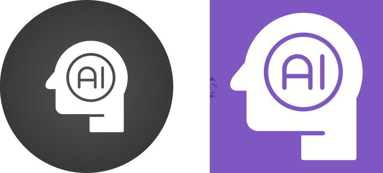Artificial Intelligence Vector Icon