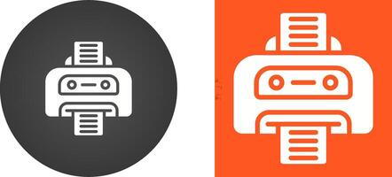 icono de vector de impresora