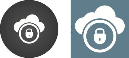 Cloud Security Vector Icon