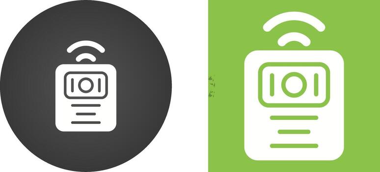 inalámbrico intercomunicador vector icono