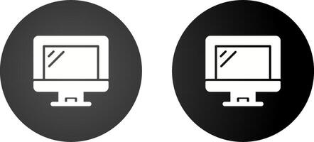 Computer Monitor Vector Icon