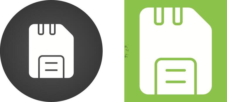 icono de vector de disco