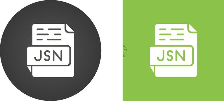 JSON Vector Icon
