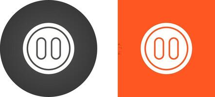 Pause Button Vector Icon