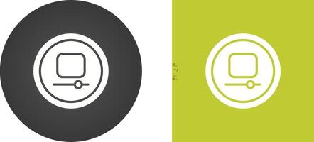 Video Stop Button Vector Icon