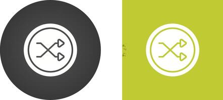 Shuffle Icon Vector Icon