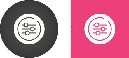 Equalizer Circle Vector Icon