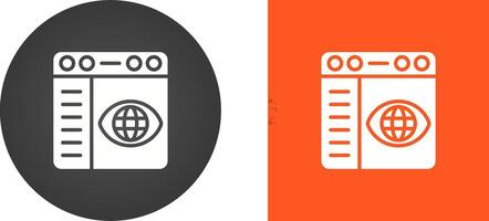 Browser Settings Vector Icon