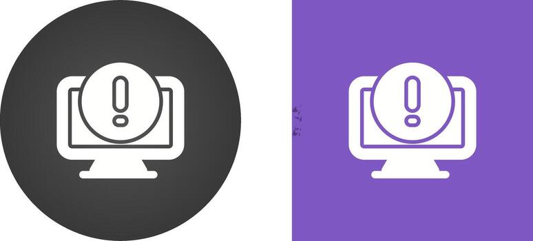 icono de vector de computadora