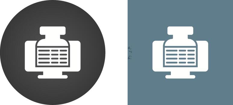 icono de vector de computadora