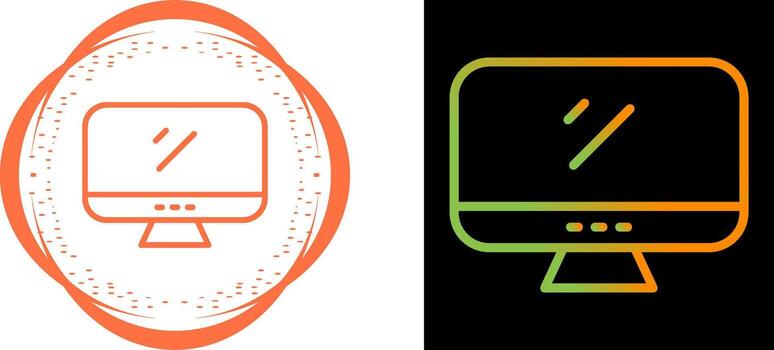 Monitor Vector Icon