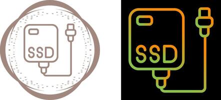 External SSD Vector Icon