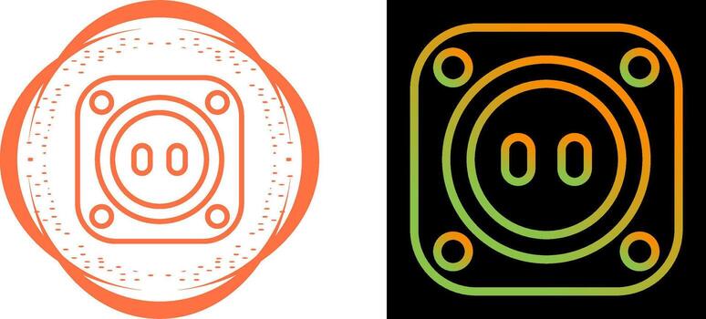 icono de vector de enchufe