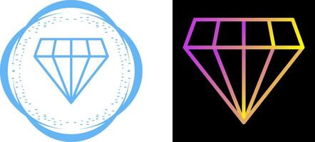 icono de vector de diamante