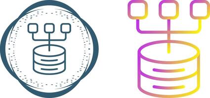 Data Modeling Vector Icon
