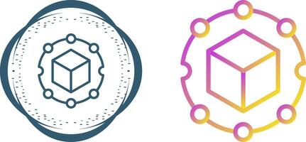 Blockchain Analytics Vector Icon