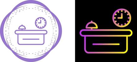 Customer Service Counter Vector Icon