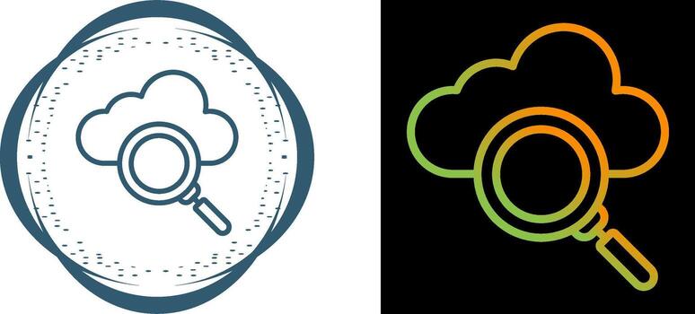 Cloud Server Vector Icon