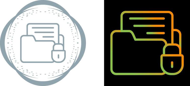 Data Encryption Vector Icon