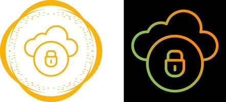 Cloud Security Vector Icon