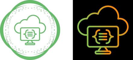 Serverless Computing Vector Icon