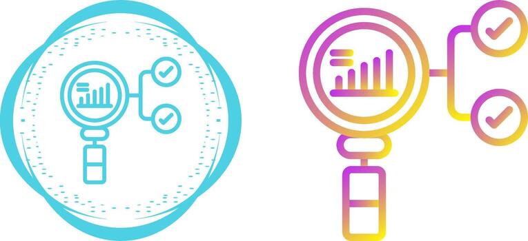 Prescriptive Analytics Vector Icon