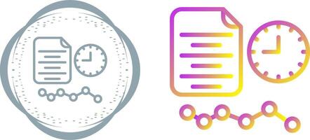 Time Series Analysis Vector Icon